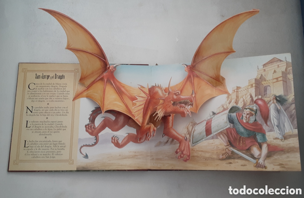Libros: FANT&Aacute;STICOS POP-UP. DRAGONES. SM, 2006 - Foto 4