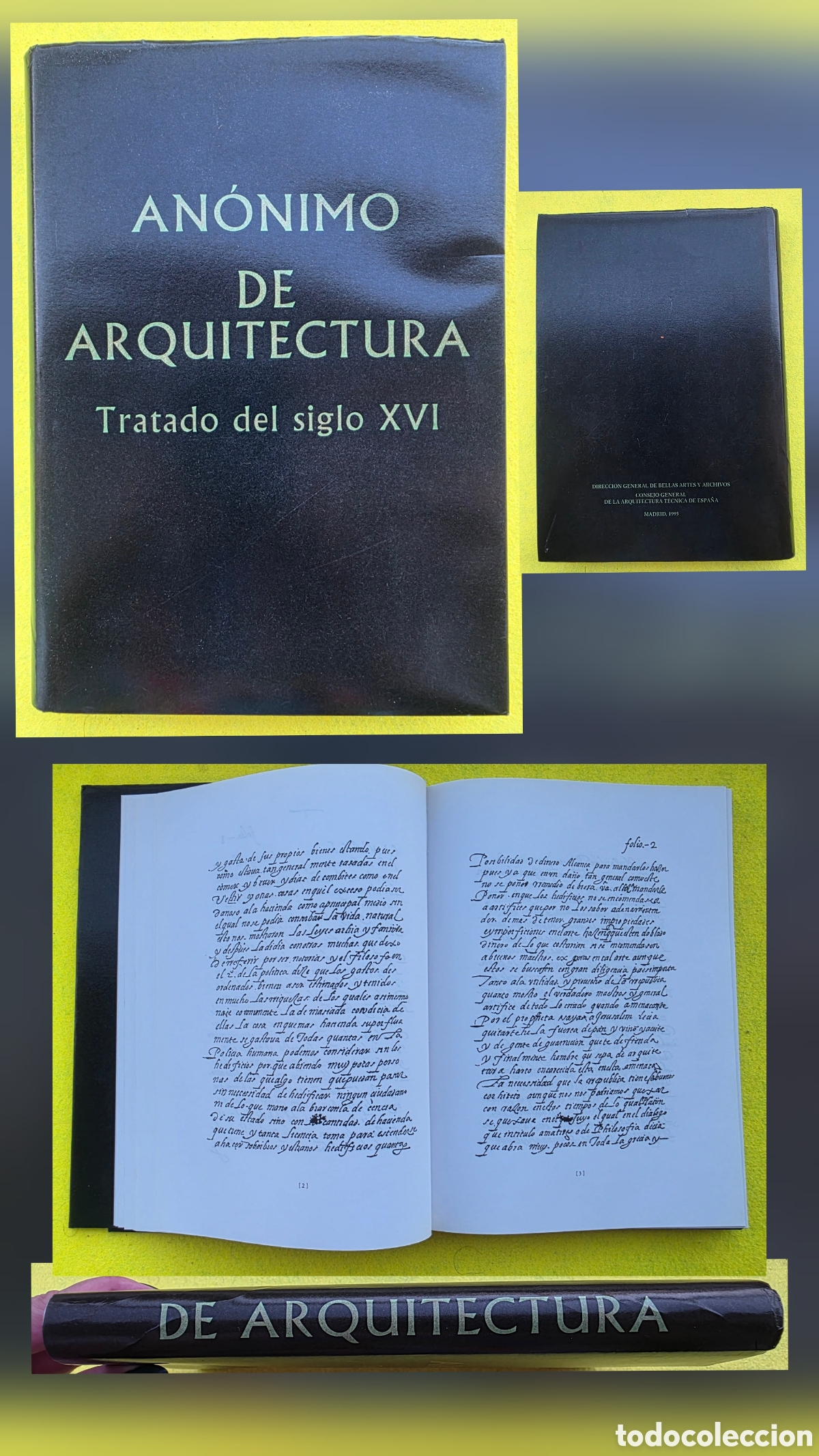 An&oacute;nimo de arquitectura . Tratado del siglo XVI