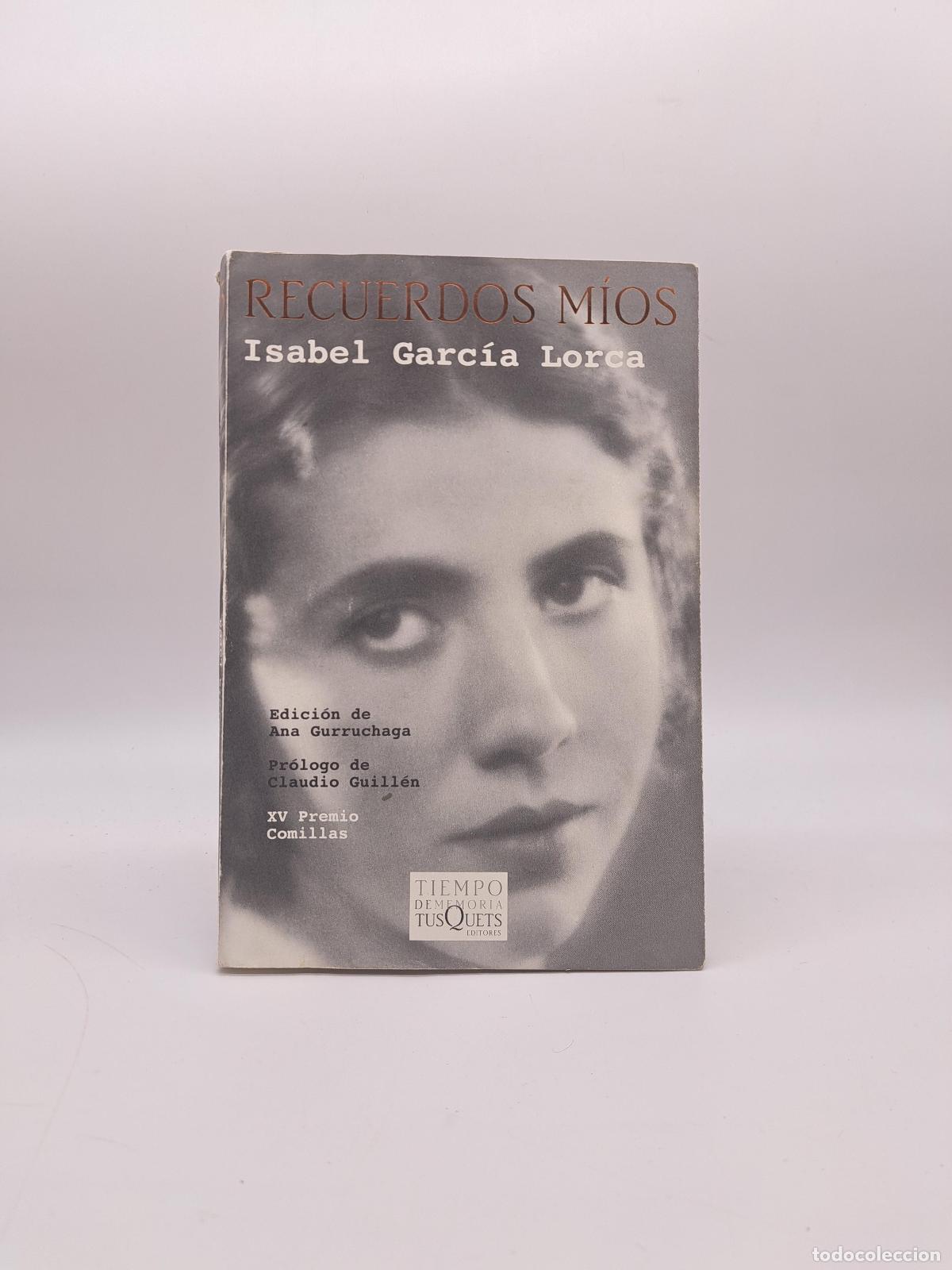 Livres: GARC&Iacute;A LORCA, Isabel. - Recuerdos m&iacute;os.