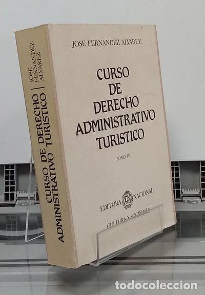 Libri di seconda mano: Curso de derecho administrativo tur&iacute;stico, tomo IV- 9788427605305