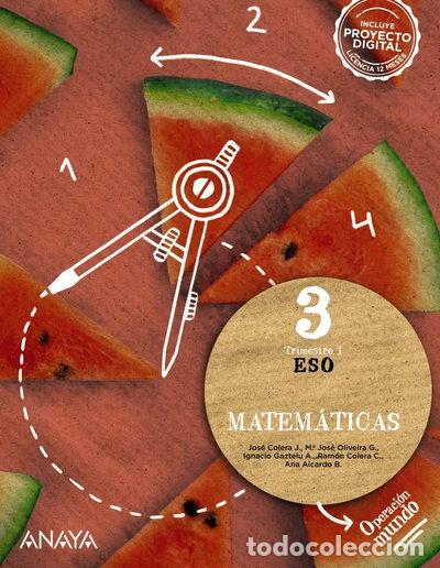 Libros: Matem&aacute;ticas 3- 9788414305324
