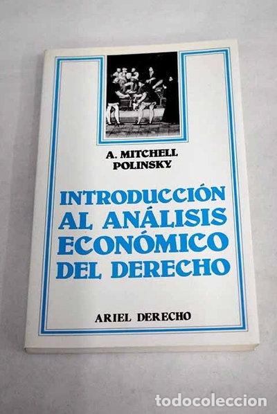 Libros: Introducci&oacute;n al an&aacute;lisis econ&oacute;mico del derecho- 9788434415102