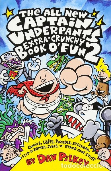 Livros em segunda m&atilde;o: The Captain Underpants Extra-Crunchy Book O' Fun 2- 9780439978064