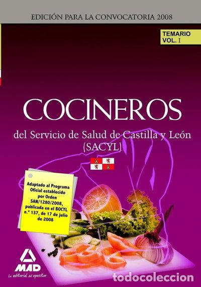 Libros: COCINEROS DEL SERVICIO DE SALUD DE CASTILLA Y LEON (SACYL).- 9788467601442