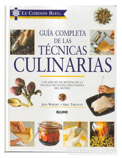 Livres: Gu&iacute;a completa de las t&eacute;cnicas culinarias- 9788498011104