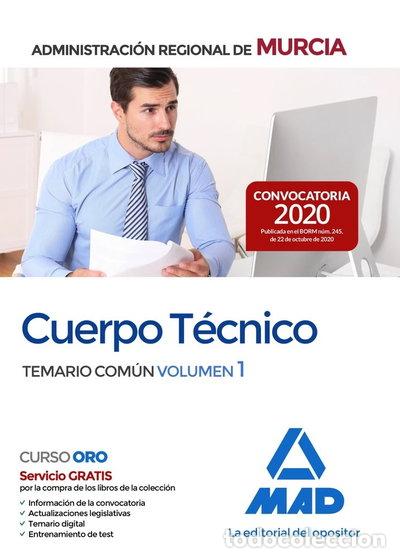 Libros: Cuerpo T&eacute;cnico de la Administraci&oacute;n P&uacute;blica Regional de Murcia. Temario com&uacute;n...- 9788414241066