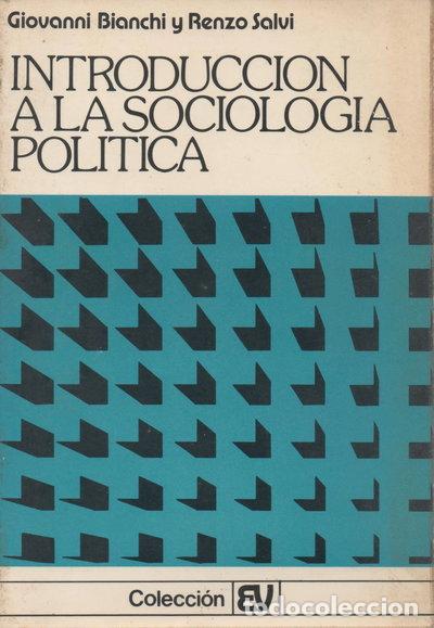 books: Introducci&oacute;n a la Sociolog&iacute;a Pol&iacute;tica- 9788474270181