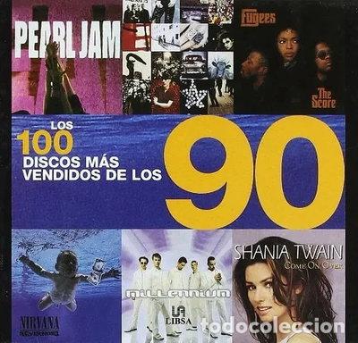 B&uuml;cher: Los 100 Discos m&aacute;s Vendidos de los 90- 9788466211956