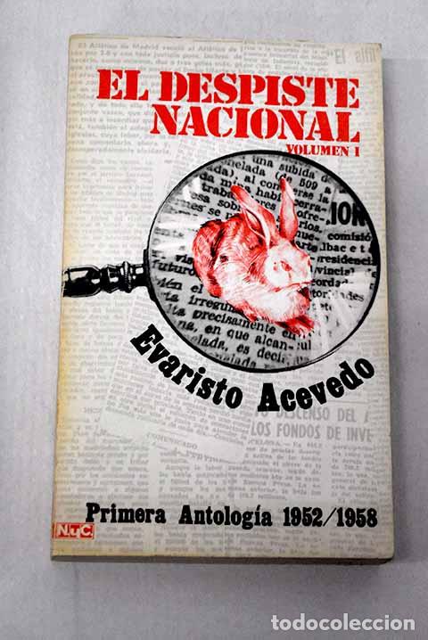 Livros em segunda m&atilde;o: El despiste nacional, tomo I.- Acevedo, Evaristo