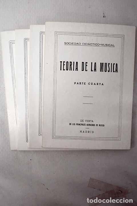 Livros em segunda m&atilde;o: Teor&iacute;a de la m&uacute;sica: