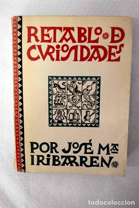 Livros em segunda m&atilde;o: Retablo de curiosidades: zambullida en el alma popular.- Iribarren, Jos&eacute; Mar&iacute;a