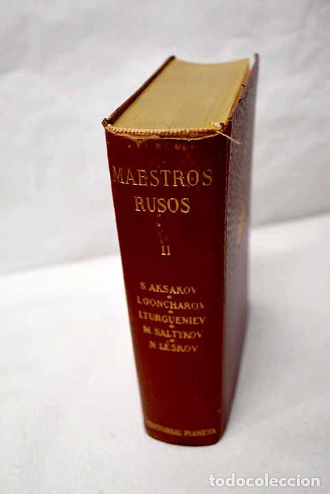 Libros: Maestros rusos, Tomo II:: Recuerdos de la vida de estudiante ; Oblomov