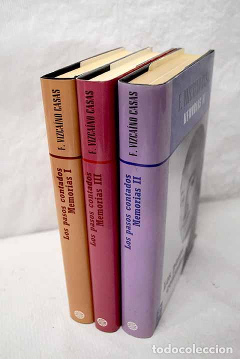 Libros: Los pasos contados: memorias.- Vizca&iacute;no Casas, Fernando