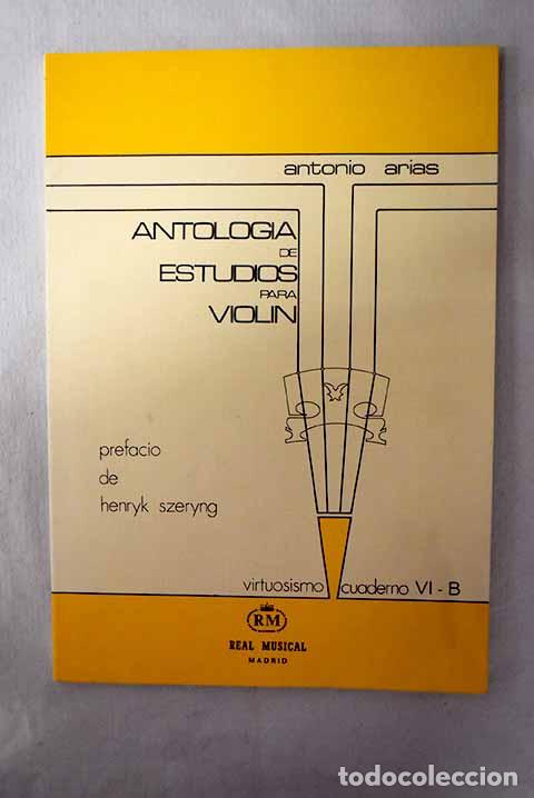 books: Antolog&iacute;a de estudios para viol&iacute;n
