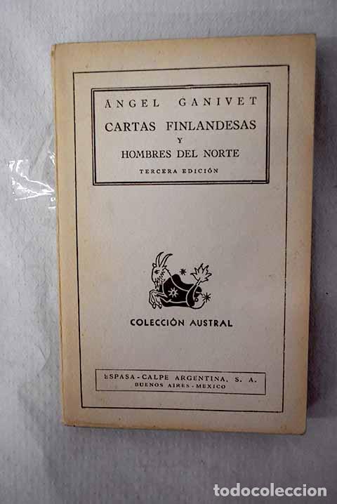B&uuml;cher: Cartas finlandesas ; Hombres del Norte.- Ganivet, &Aacute;ngel