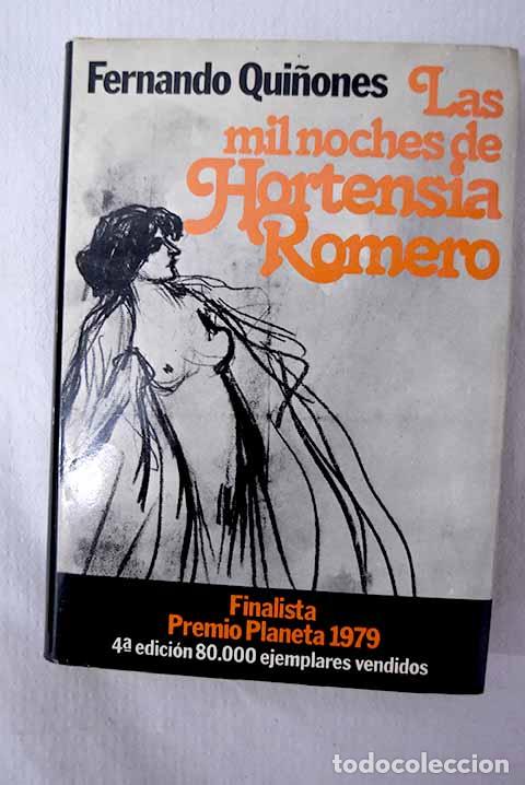 Livres: Las mil noches de Hortensia Romero.- Qui&ntilde;ones, Fernando