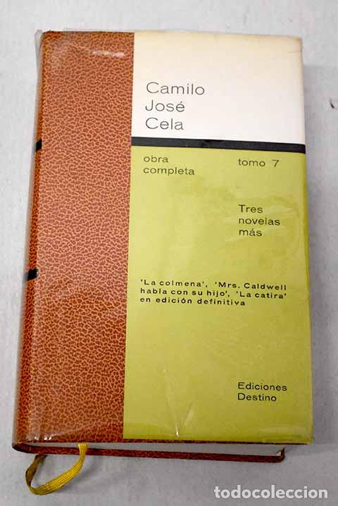 Libros: Obras completas, tomo VII.- Cela, Camilo Jos&eacute;