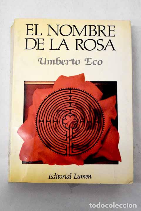 Libros: El nombre de la rosa.- Eco, Umberto
