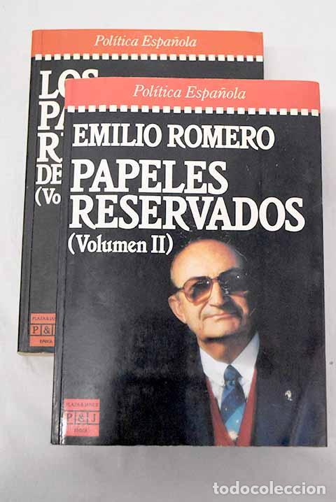Libros: Los papeles reservados de Emilio Romero
