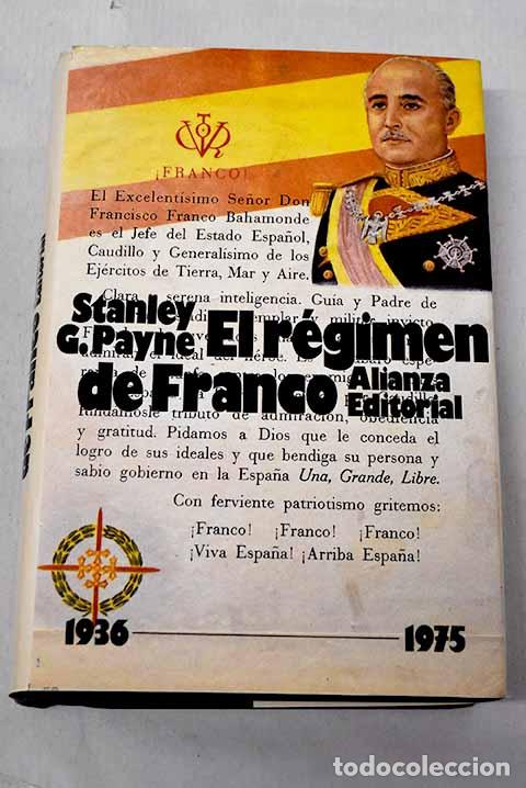 Libros: El r&eacute;gimen de Franco, 1936-1975.- Payne, Stanley G.