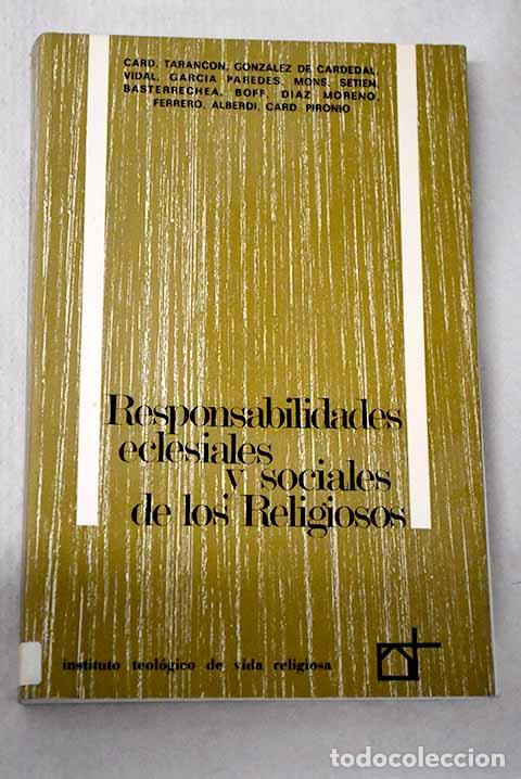 Livres: Responsabilidades eclesiales y sociales de los religiosos