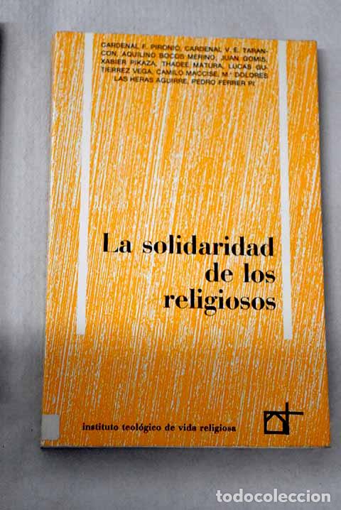 books: La solidaridad de los religiosos: afirmaci&oacute;n y discernimiento