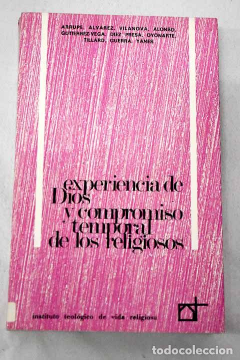 books: Experiencia de Dios y Compromiso temporal de los religiosos