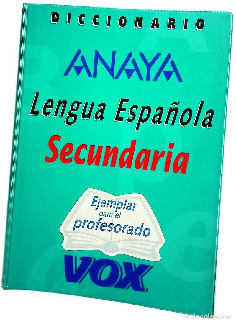 books: Diccionario lengua espa&ntilde;ola, Secundaria