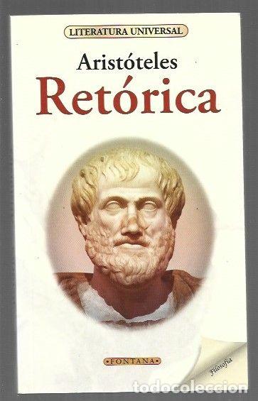 Libros: RETORICA - ARISTOTELES