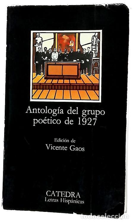 Libros: Antologia del grupo po&eacute;tico de 1927