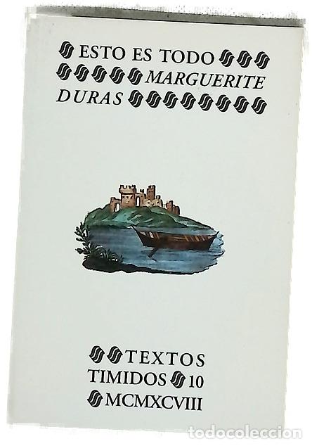 Livros em segunda m&atilde;o: Esto es todo - Duras, Marguerite