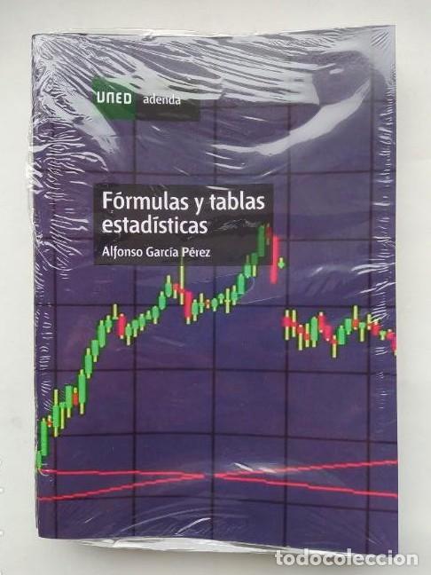 B&uuml;cher: FORMULAS Y TABLAS ESTADISTICAS. ALFONSO GARCIA PEREZ. ADENDA UNED. NUEVO. TDK551 -
