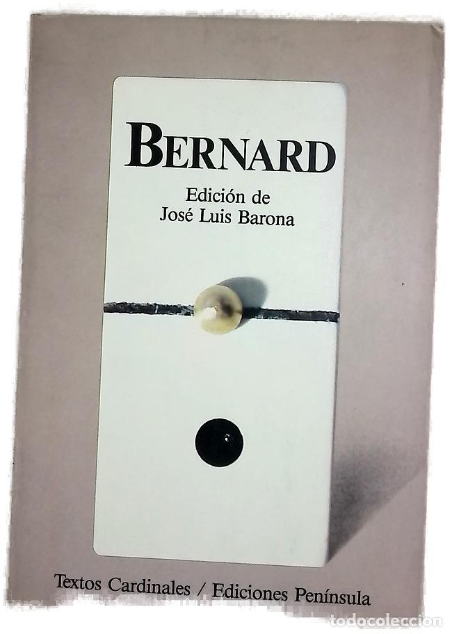 Livres: Bernard : Antolog&iacute;a - Bernard, Claude; Barona, Josep Llu&iacute;s