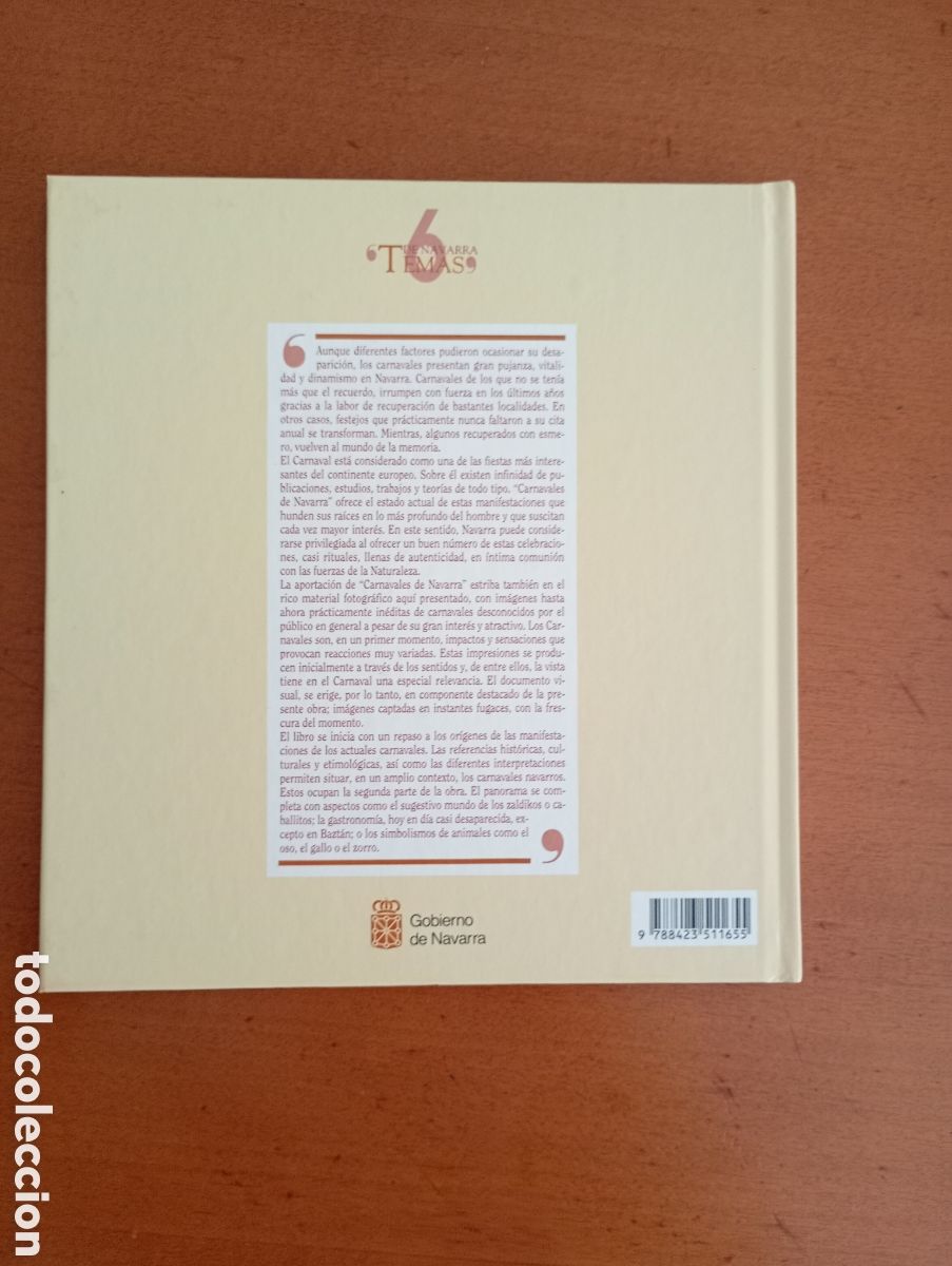 Libros: Carnavales de Navarra.Gobierno de Navarra - Foto 2