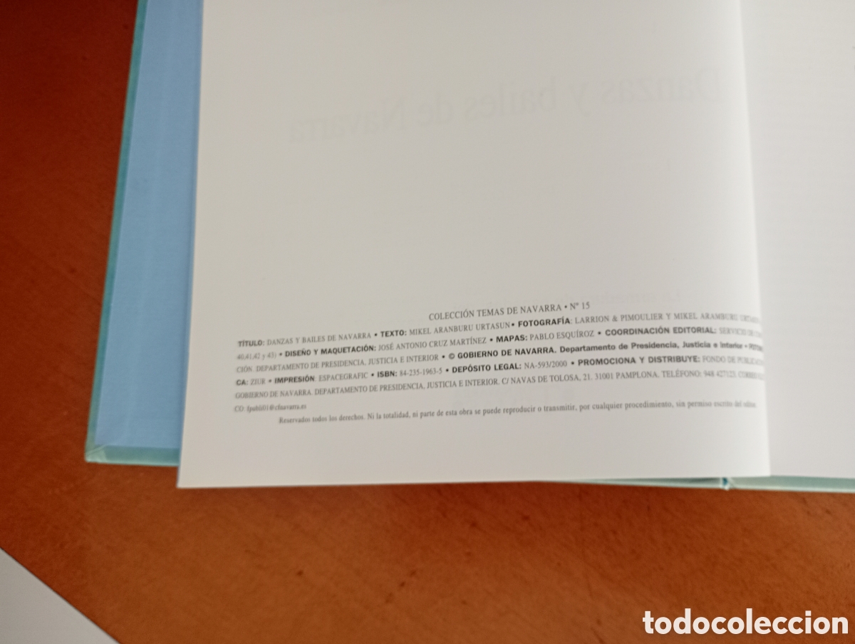 Libros: Danzas y bailes de Navarra.Gobierno de navarra - Foto 6