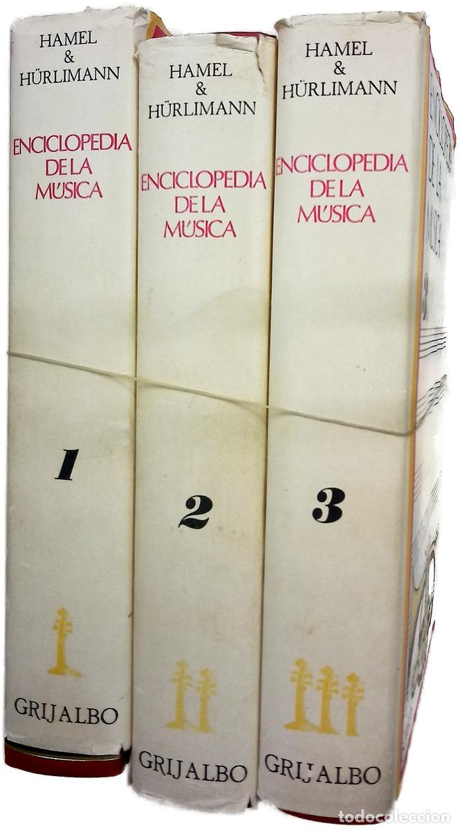Libros: Enciclopedia de la m&uacute;sica 3 volumenes