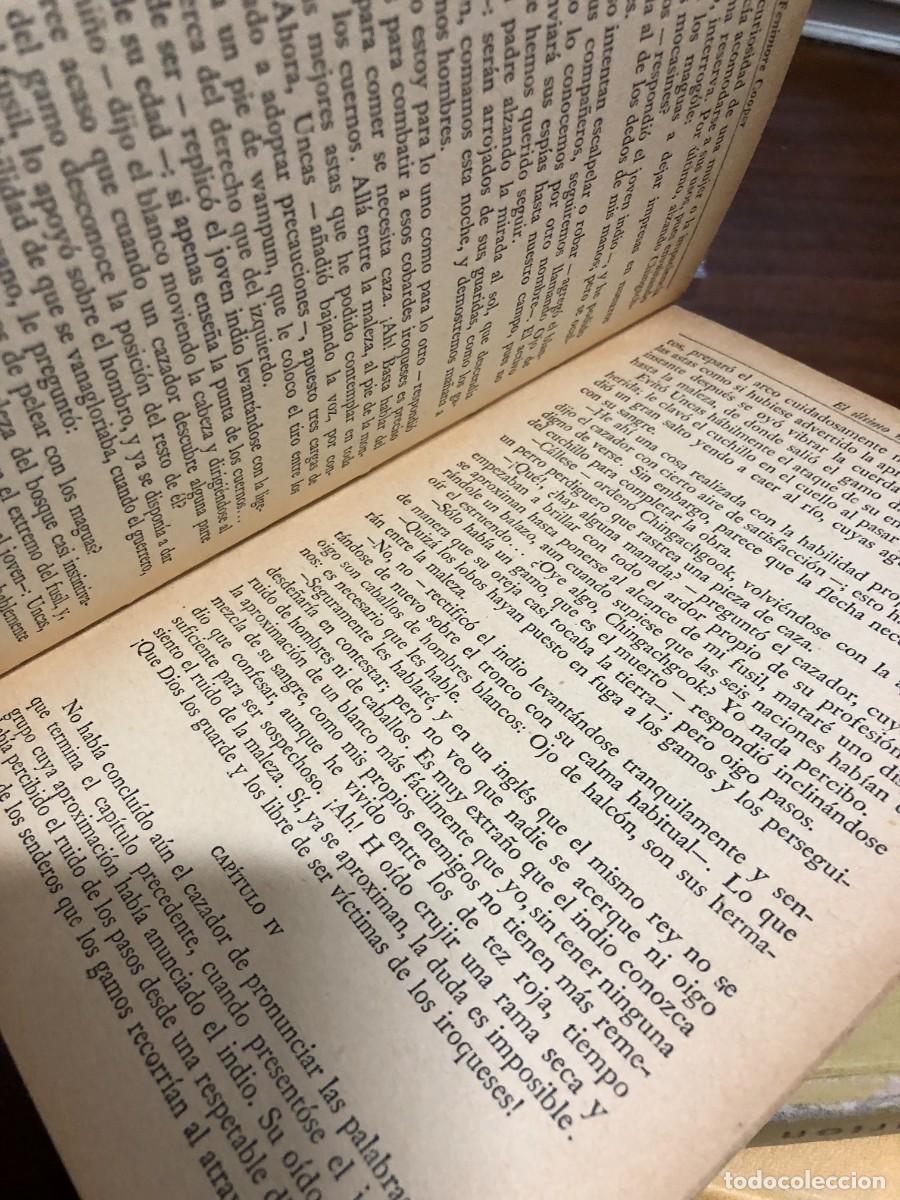 Libros: El &Uacute;ltimo Mohicano J. F. Cooper - Foto 4