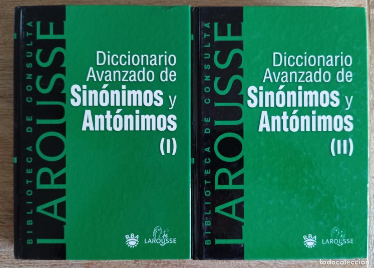 Libros: DICCIONARIO AVANZADO DE SINONIMOS Y ANTONIMOS