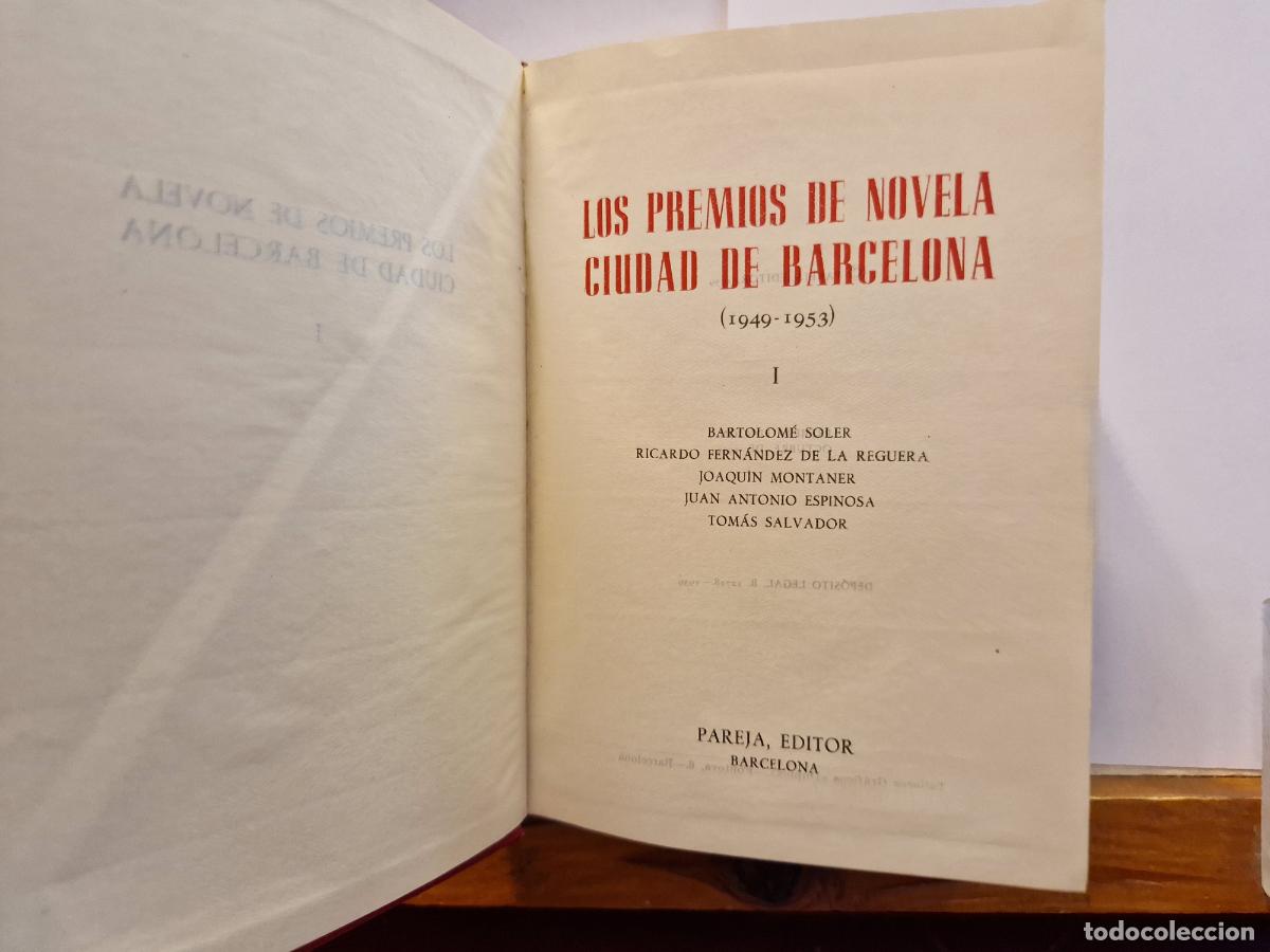Libros: LOS PREMIOS DE NOVELA. CIUDAD DE BARCELONA 1949-1953.