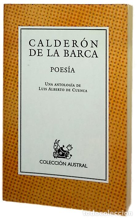 Libros: Poes&iacute;a - Calder&oacute;n de la Barca, Pedro; Cuenca, Luis Alberto de