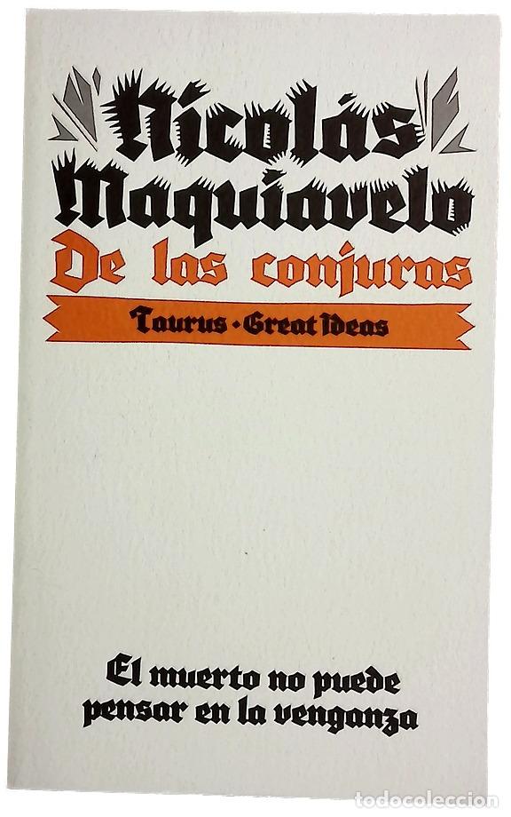 Livres: De las conjuras - Niccol&ograve; Machiavelli