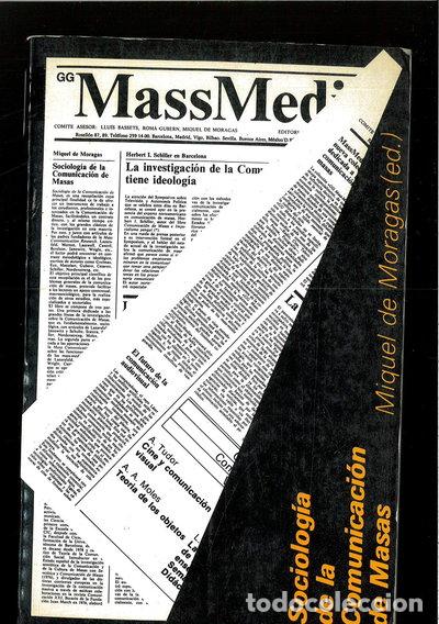 Livros em segunda m&atilde;o: Sociolog&iacute;a de la comunicaci&oacute;n de masas- 9788425209468