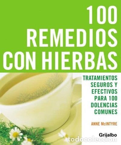 Libros: 100 remedios con hierbas- 9788425340765