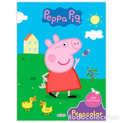 Livres: Peppa Pig Pega y Colorea- 9788491206798