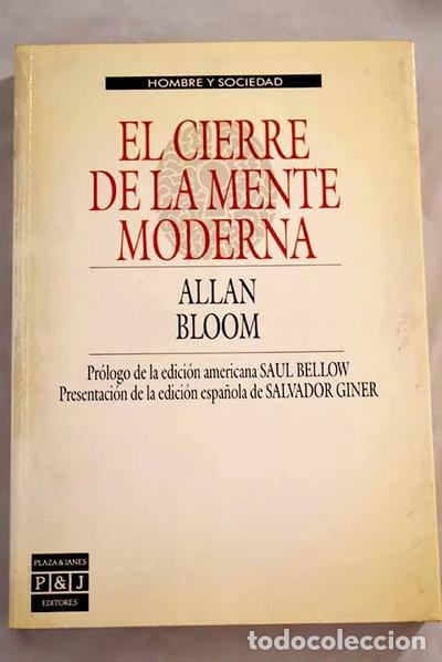books: El cierre de la mente moderna- 9788401230080