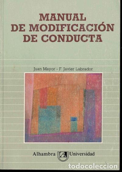 books: Manual de modificaci&oacute;n de conducta- 9788420510088