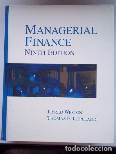 Libros: Managerial Finance- 9780030558832