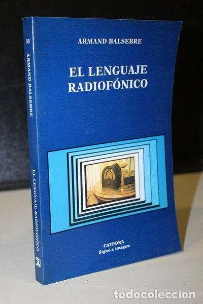 Libros: El lenguaje radiof&oacute;nico- 9788437612362