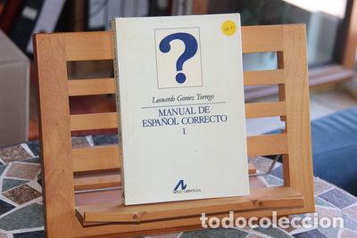 Libros: Manual de espa&ntilde;ol correcto- 9788476350560
