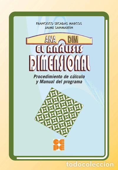Libros: El An&aacute;lisis Dimensional- 9788478696901
